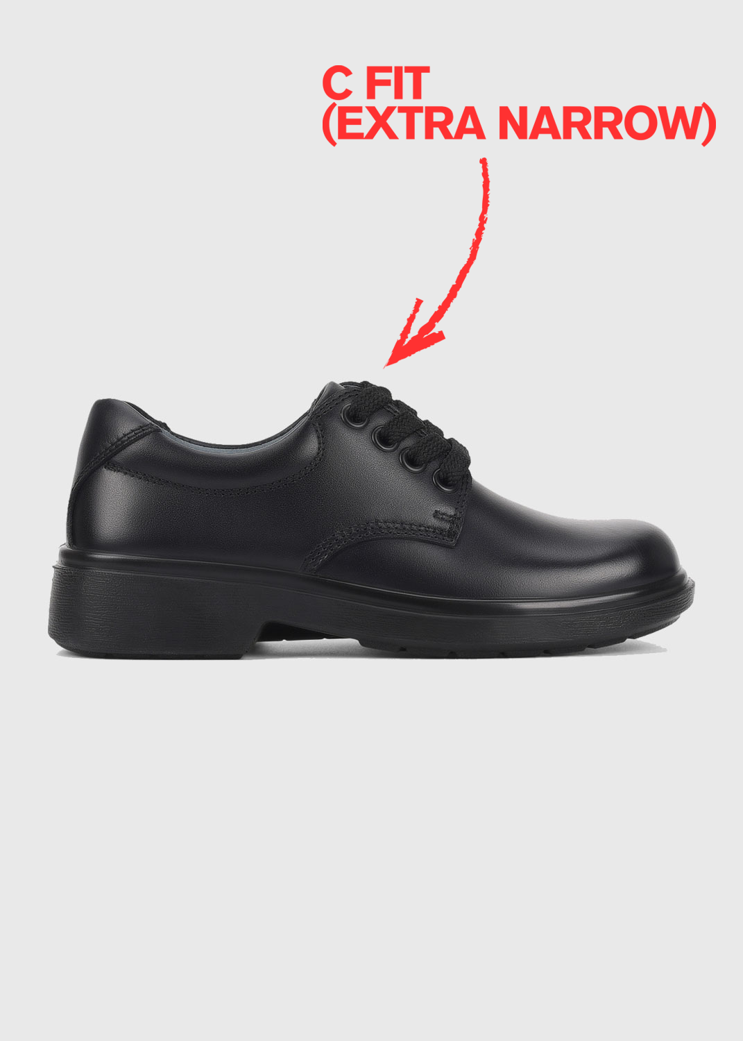 Daytona (C Fit) Senior School Shoe - Harrison
