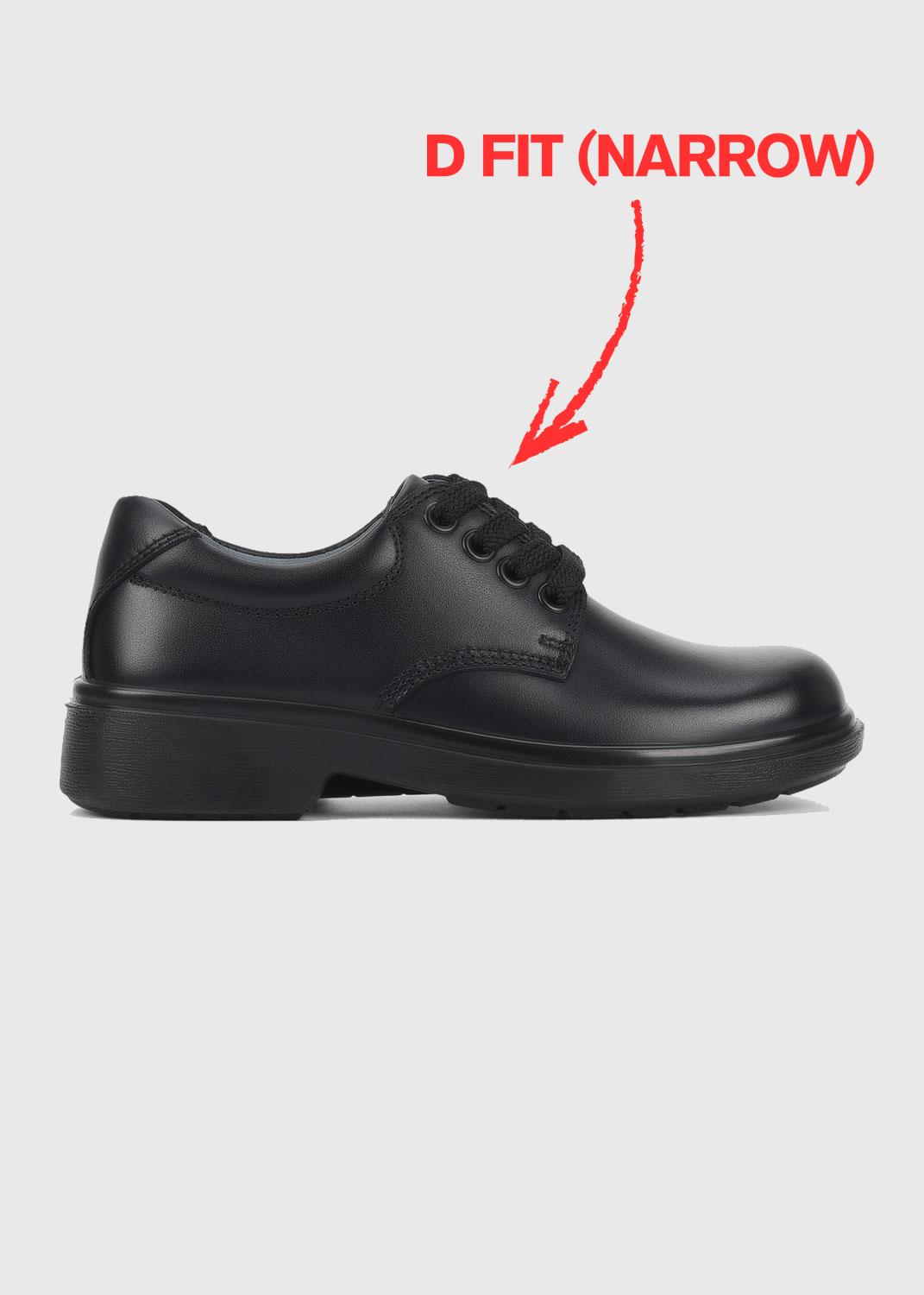 Daytona (D Fit) Senior School Shoe - Harrison