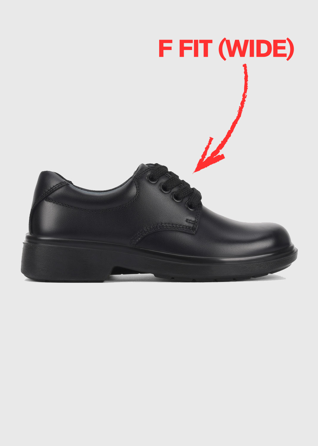 Daytona (F Fit) Senior School Shoe - Harrison