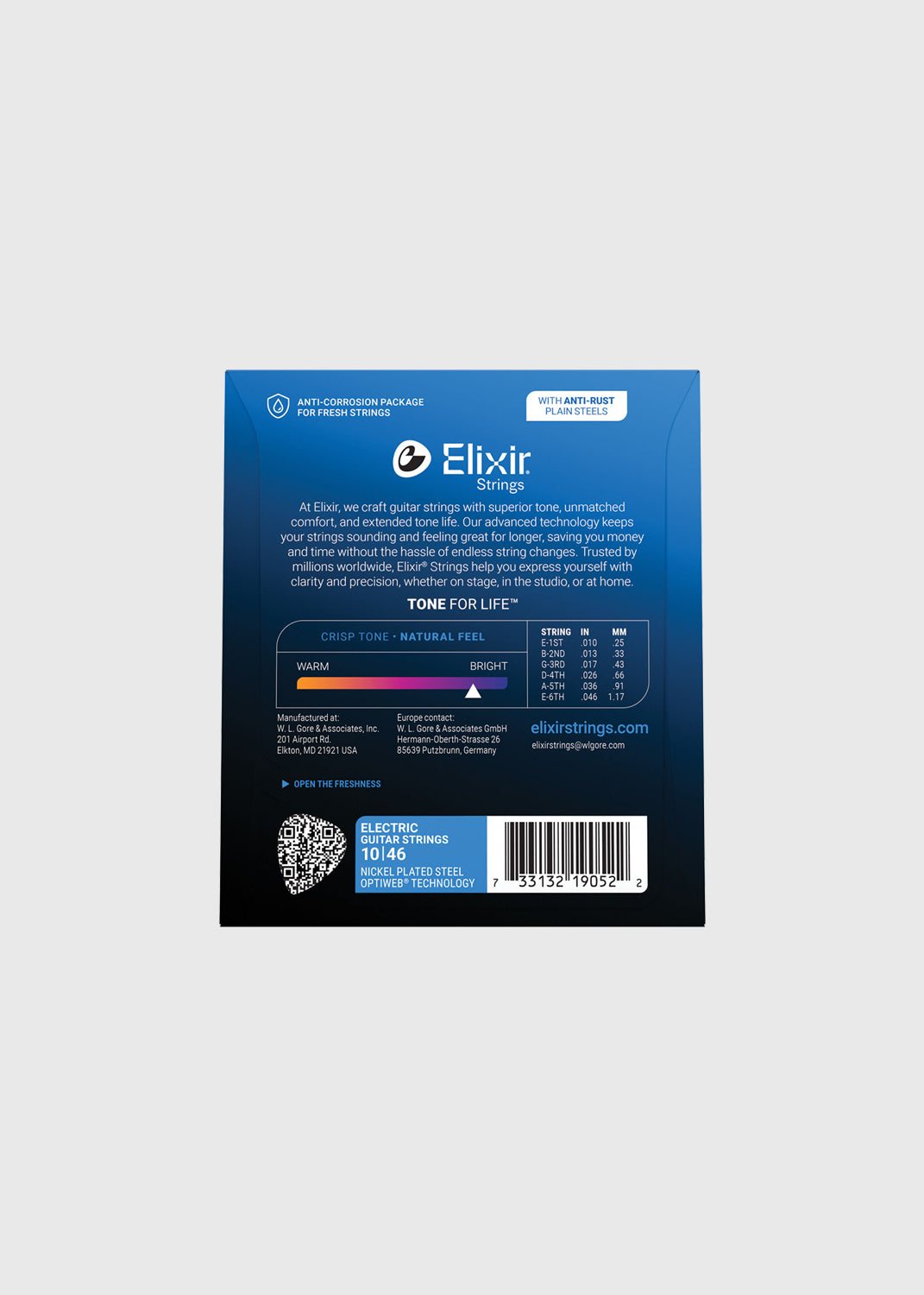Elixir 19052 Optiweb Electric - Light 10-46