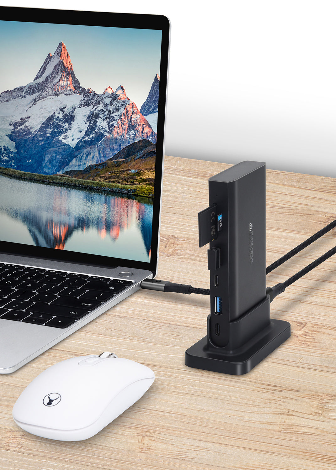 Desktop Series 9 in 1 USB-C Multiport Hub - Black