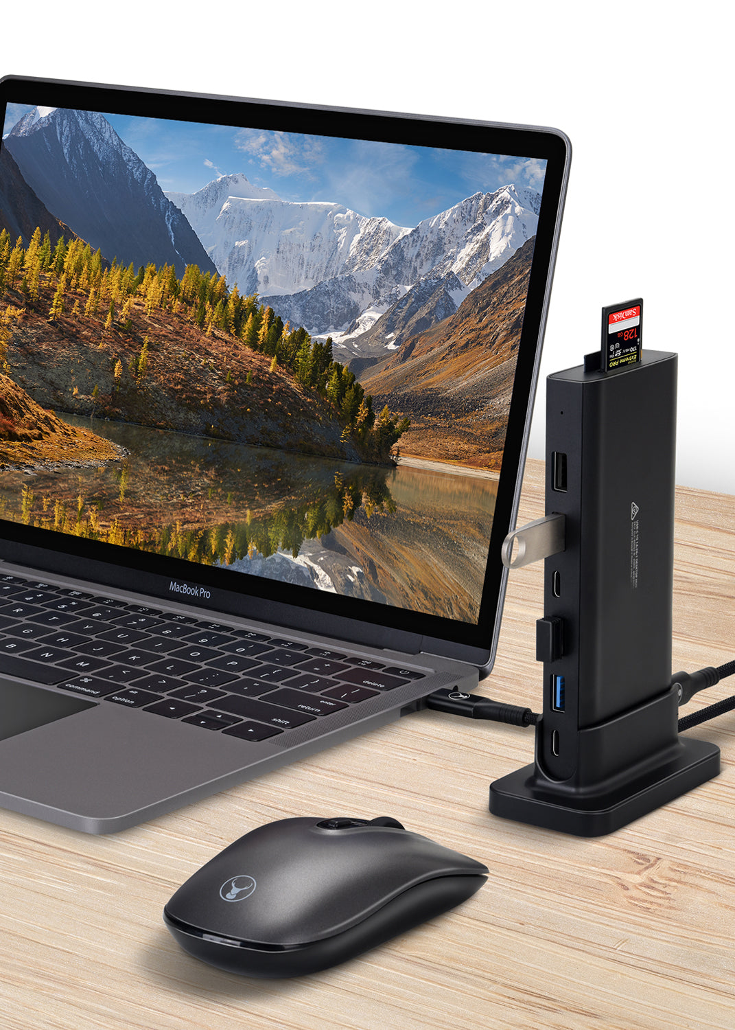 Desktop Series 14 in 1 USB-C Multiport Hub - Black