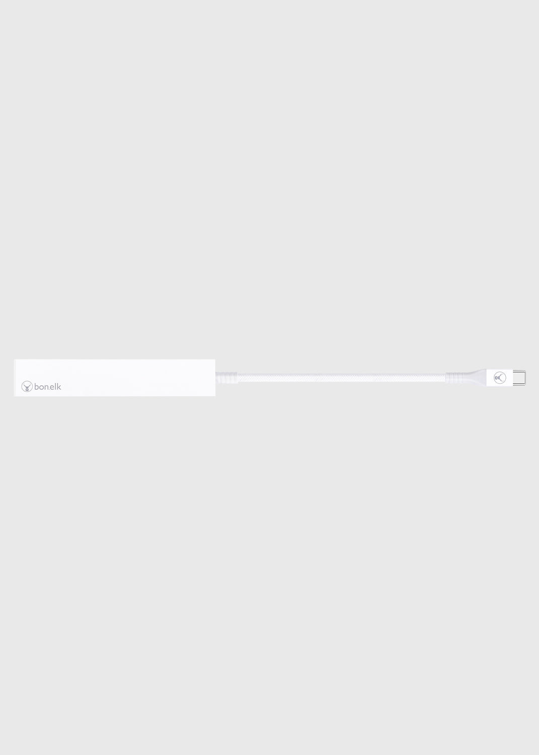 Long-Life USB-C to 4 Port USB 3.0 Slim Hub - White