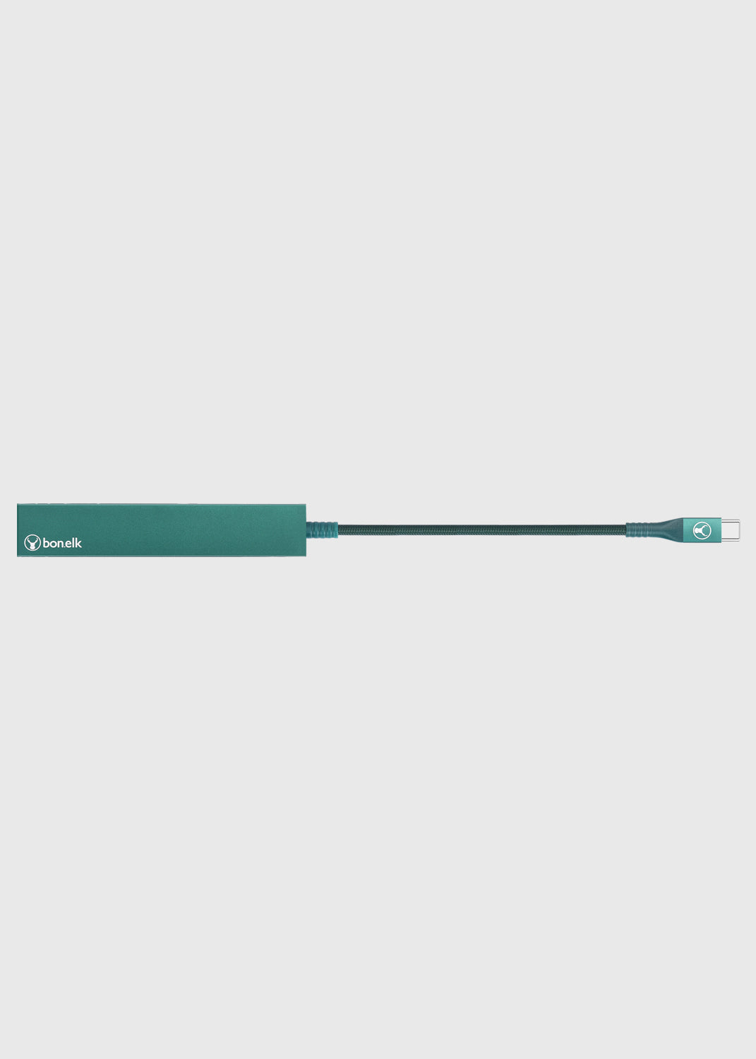 Long-Life USB-C to 4 Port USB 3.0 Slim Hub - Green