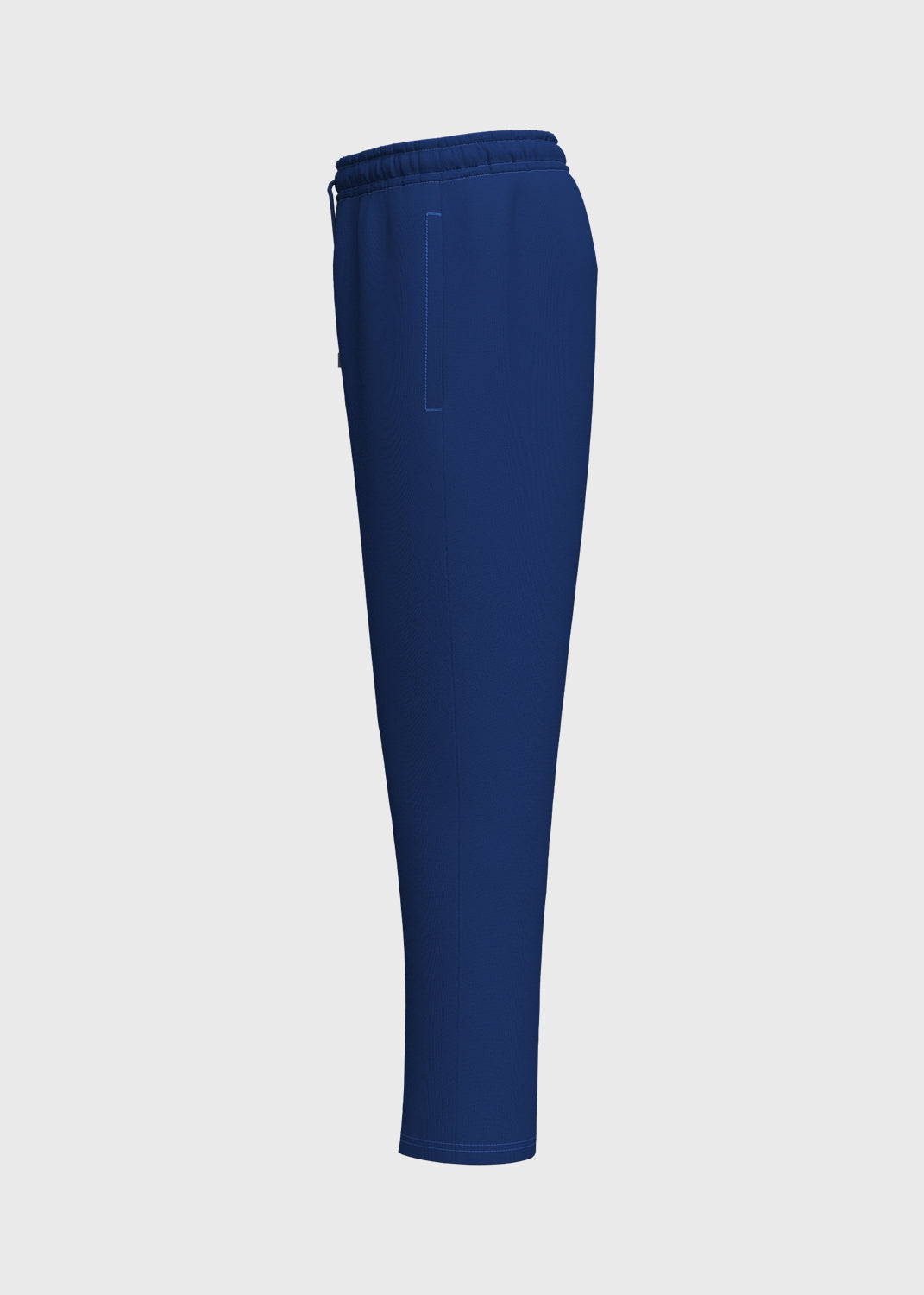 Fleece Pant Straight Hem - Ultramarine