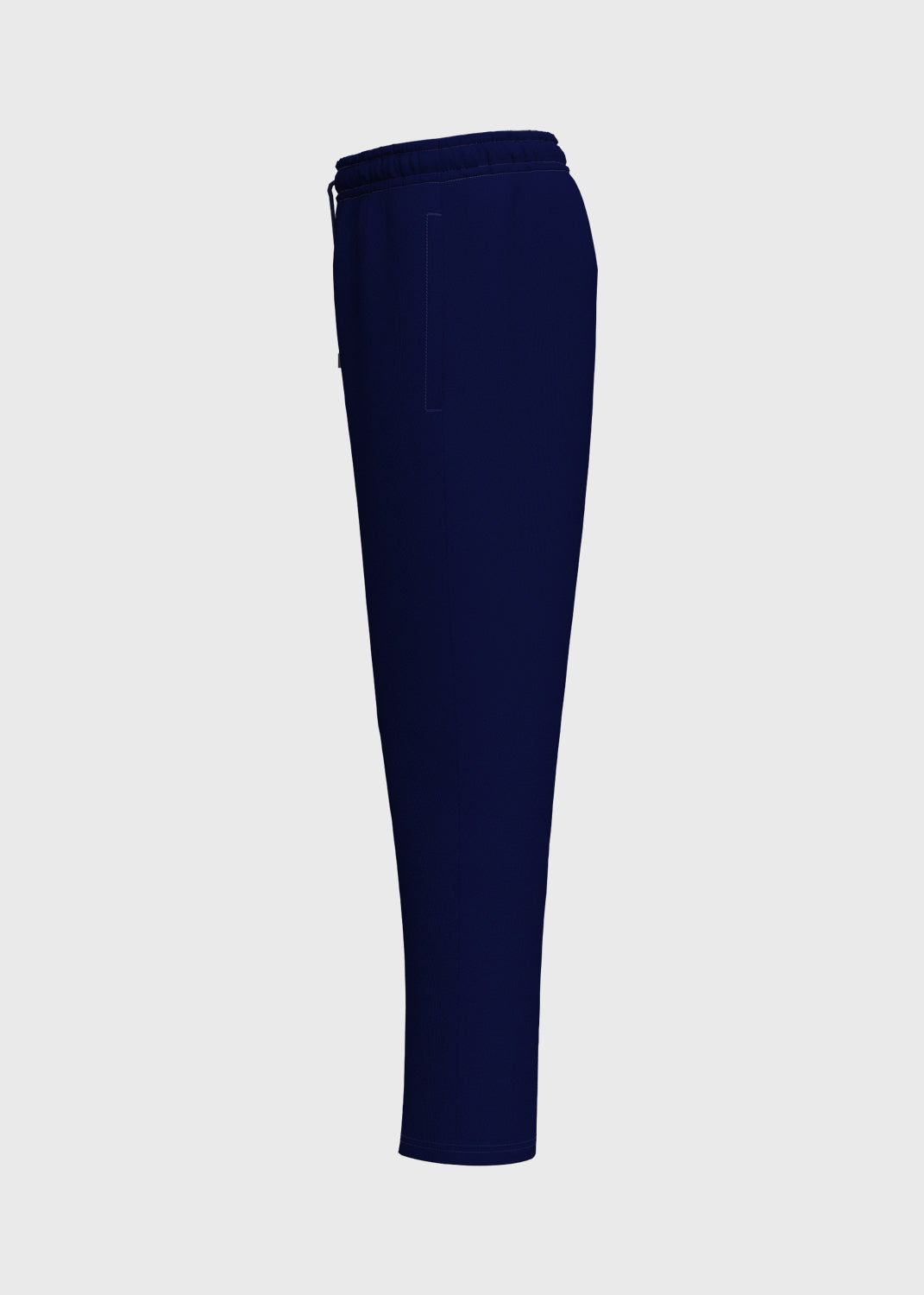 Fleece Pant Straight Hem - Midnight