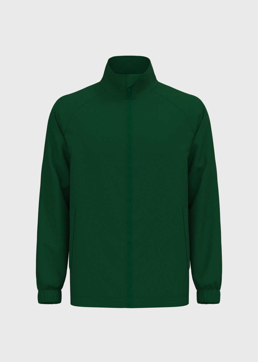 Fleece lined Microfibre Jacket - Kale Green