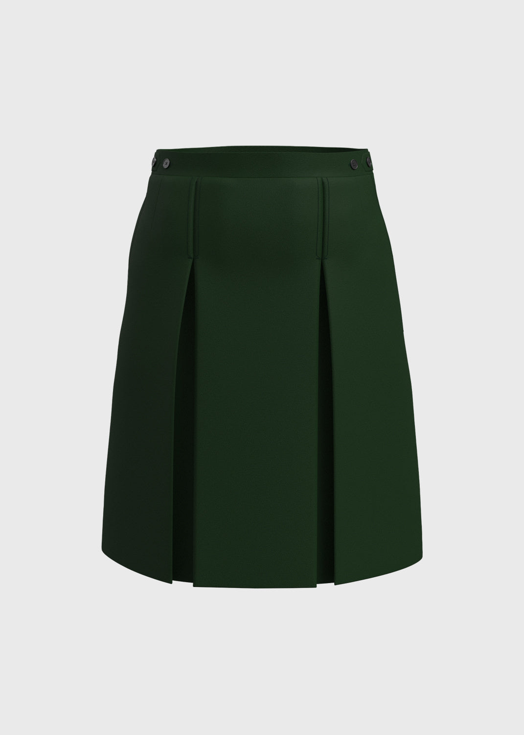 Formal Skirt - Kale Green