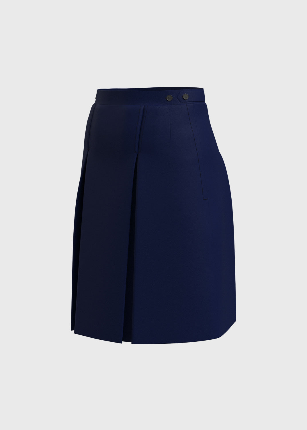 Formal Skirt - Night Navy