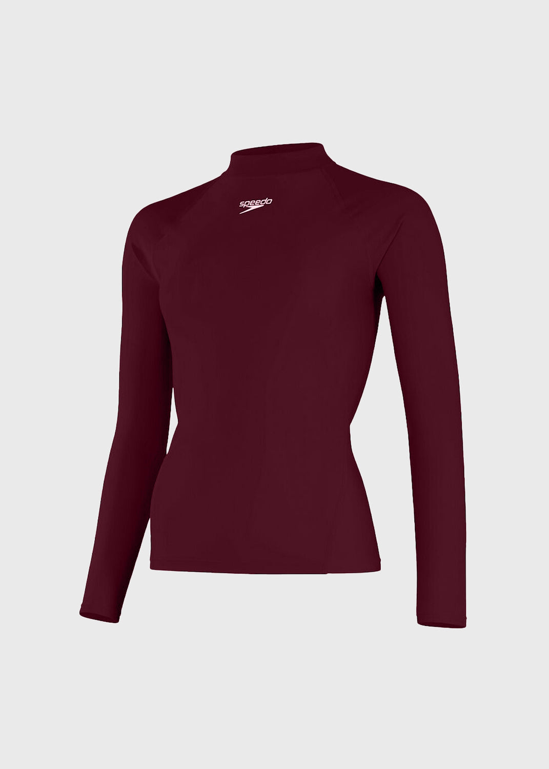 Girls LS Rash Top - Maroon