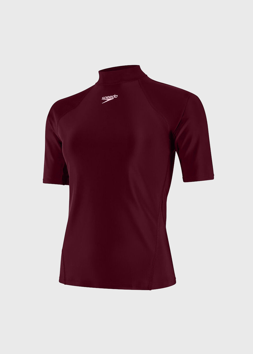 Girls SS Rash Top - Maroon