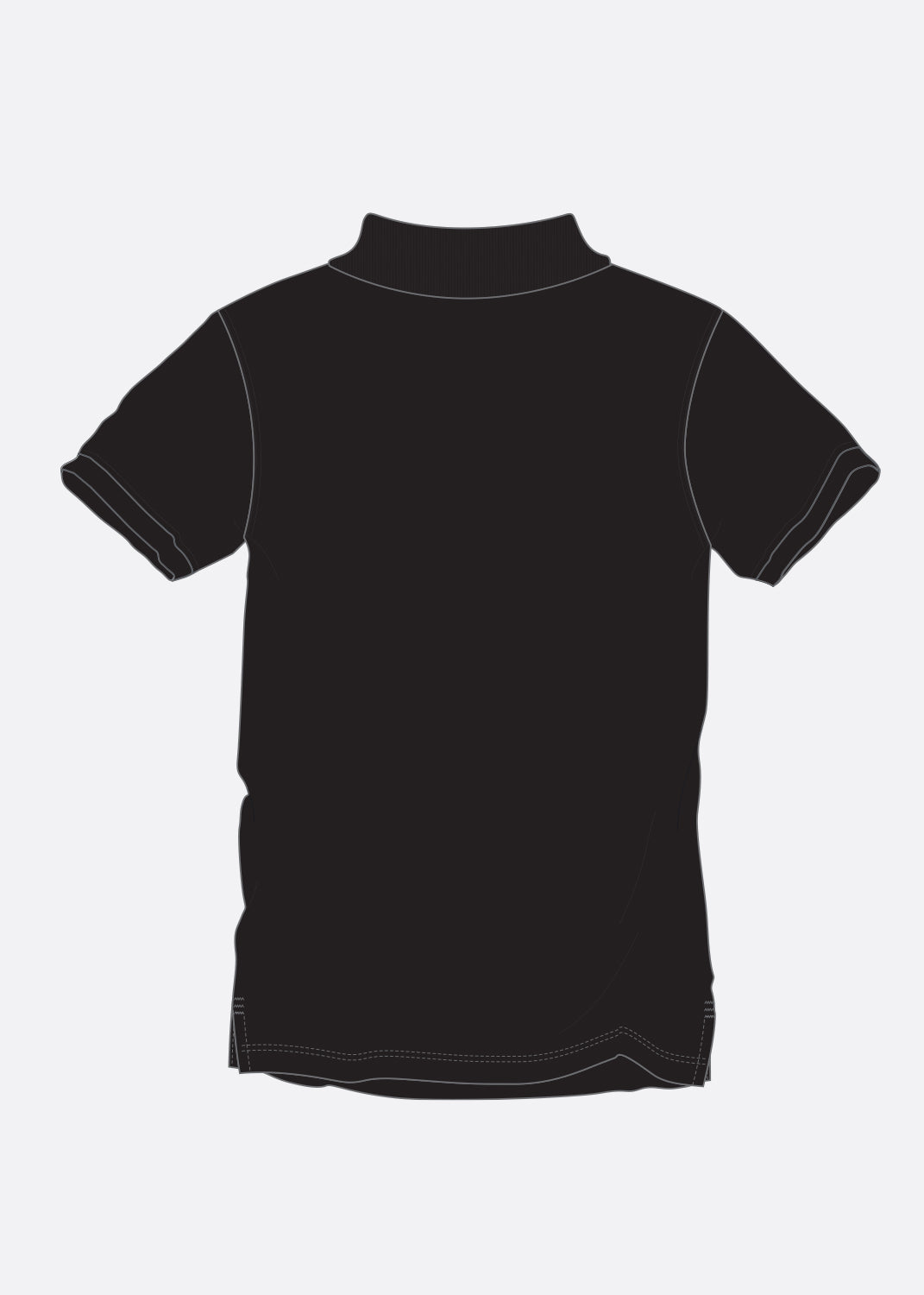 Staff - Waimak Polo - Black