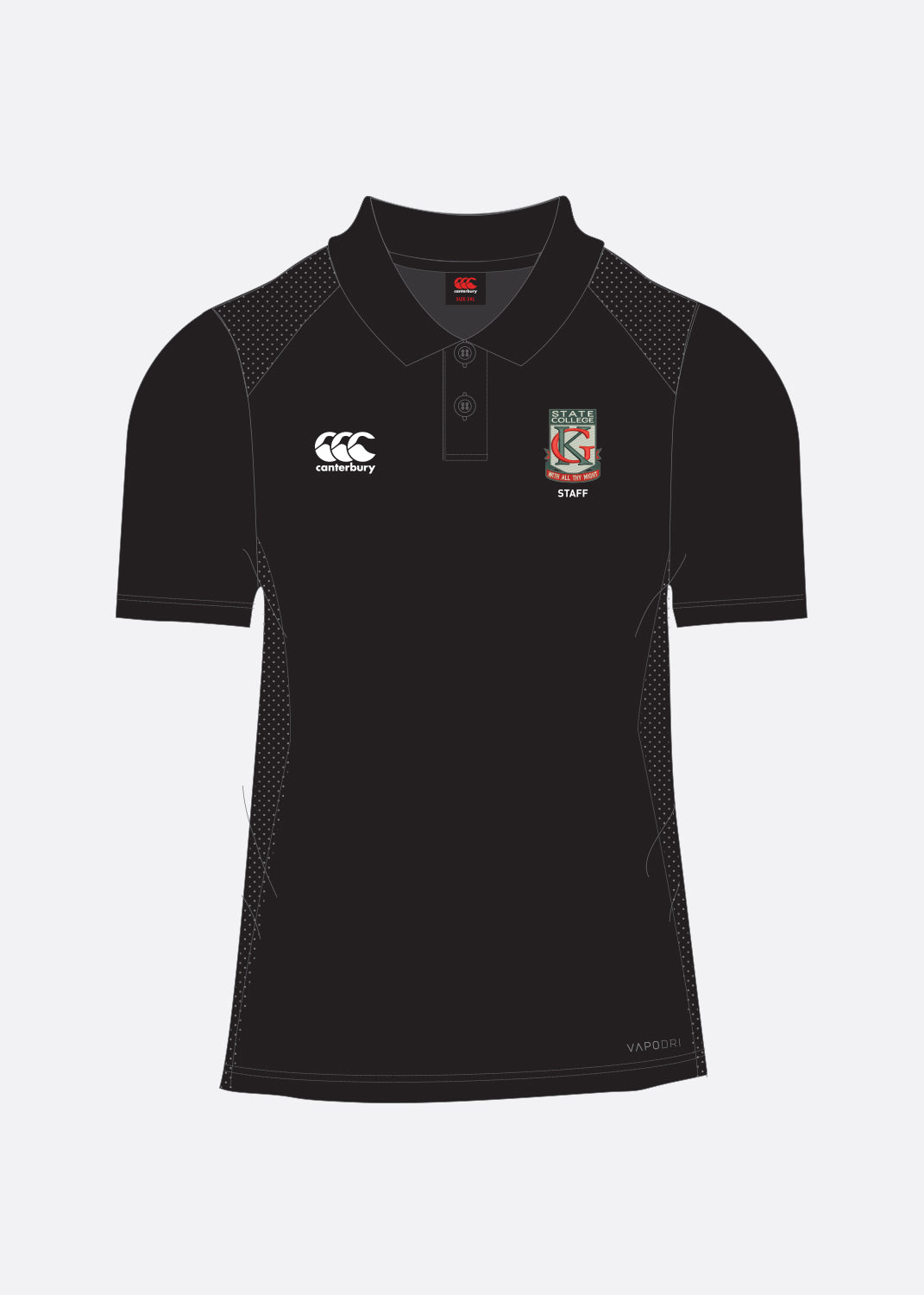 Staff - Club Polo - Black