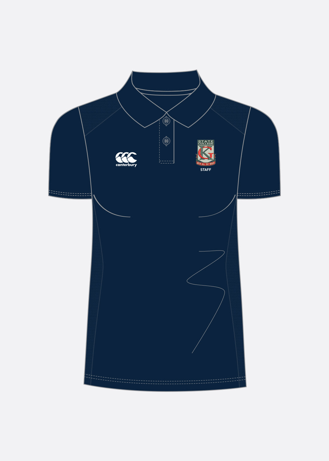 Ladies - Staff Club Polo - Navy