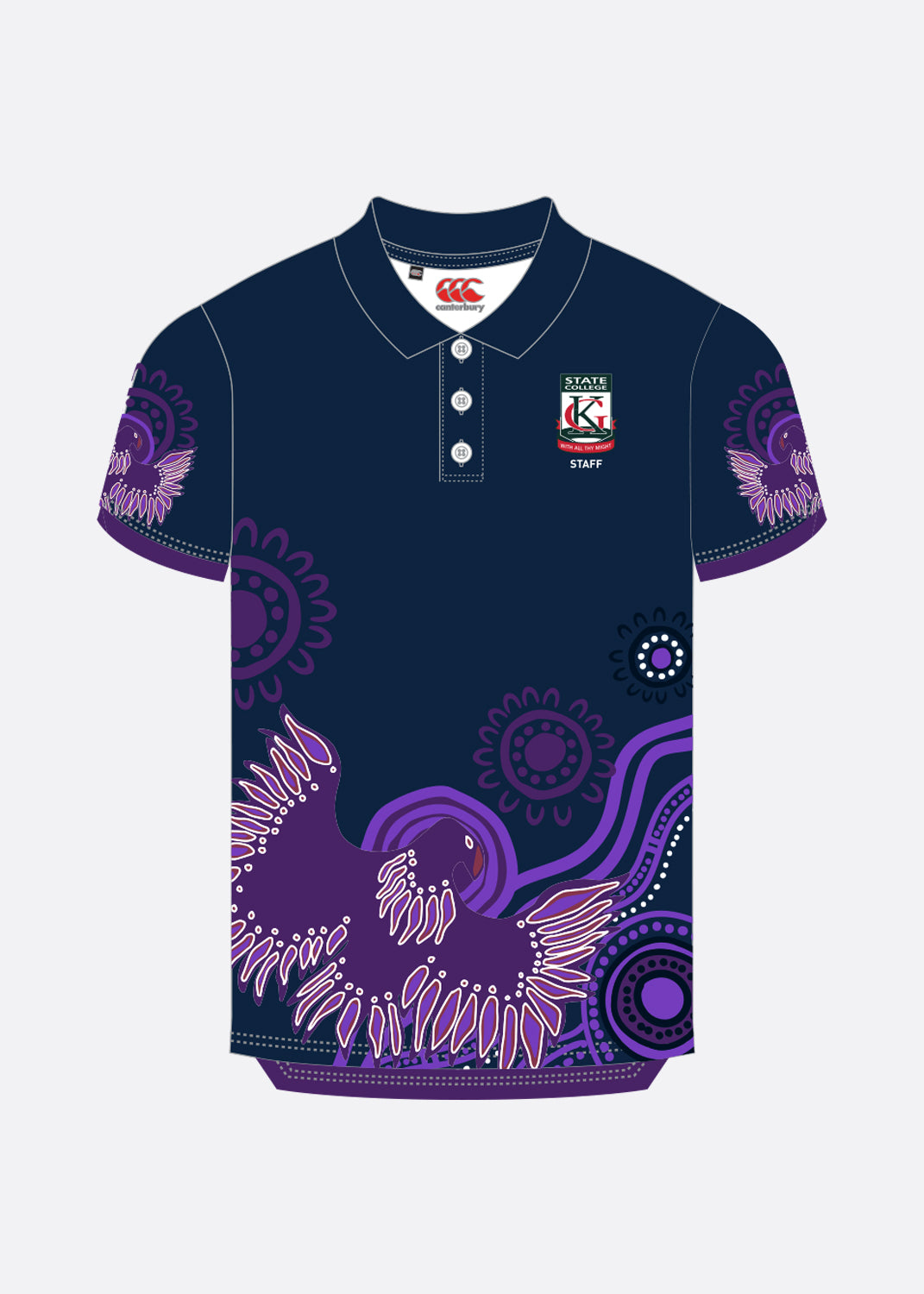 Lutwyche Purple Polo