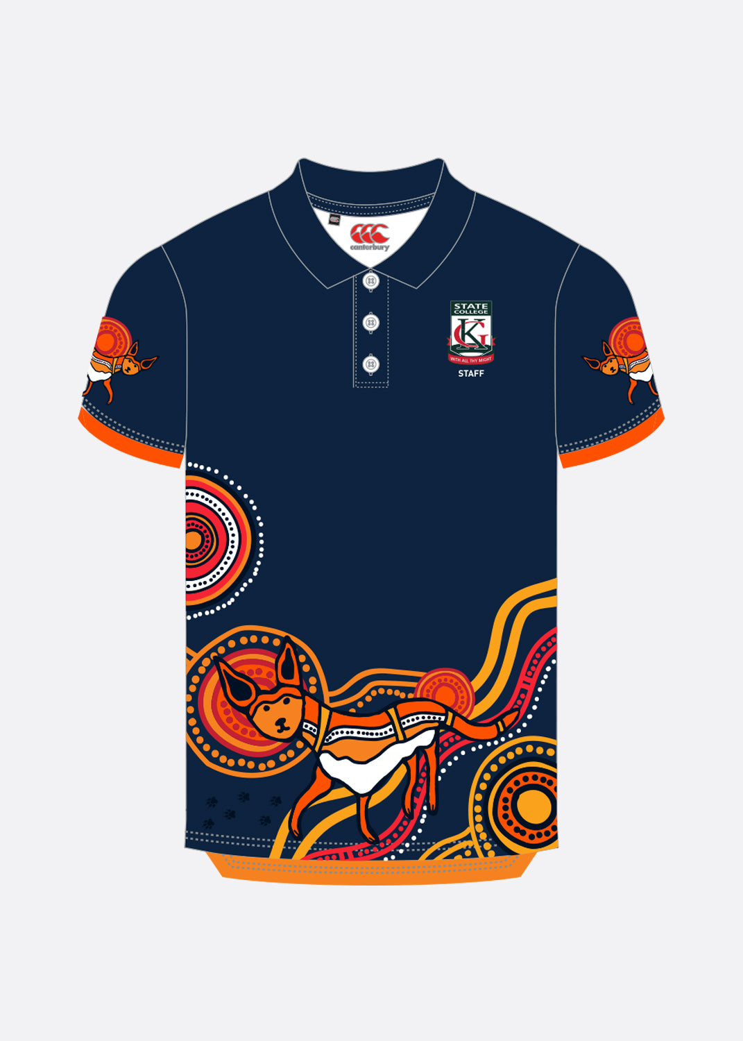 Petrie Orange Polo