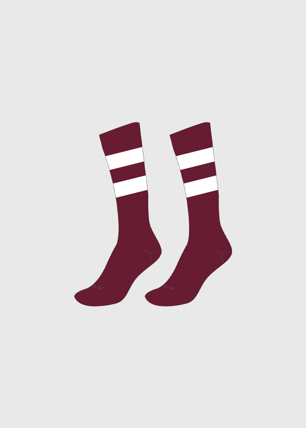 AFL Half Length Playing Socks