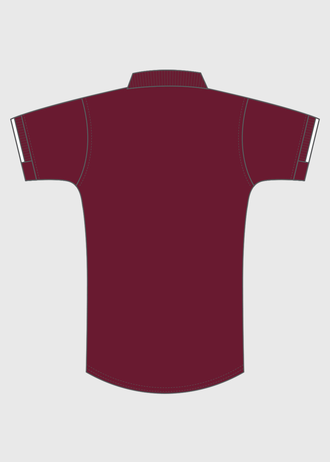 Male - Staff S/S Polo Shirt - Maroon