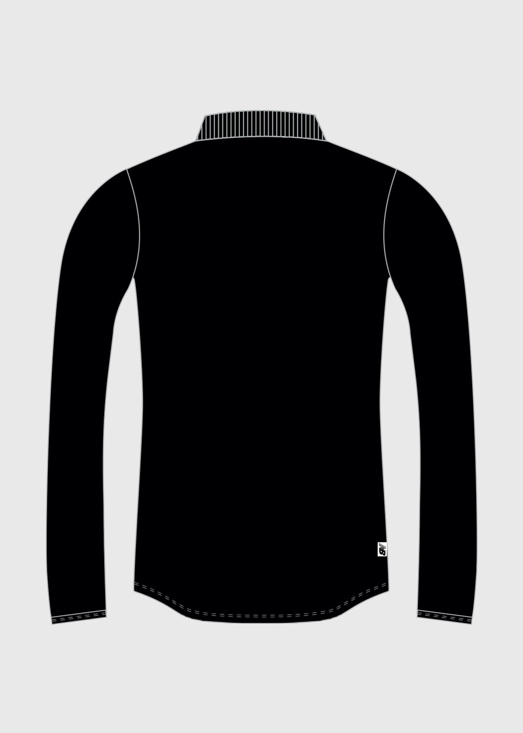 Male - Staff L/S Polo Shirt - Black