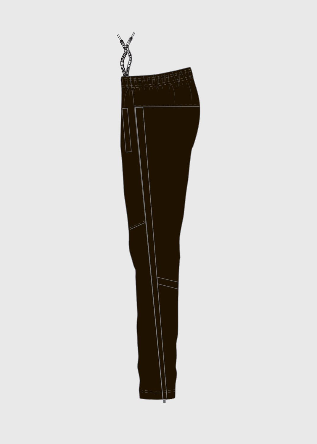 Female - Pro Pant x Multi Panel - Black