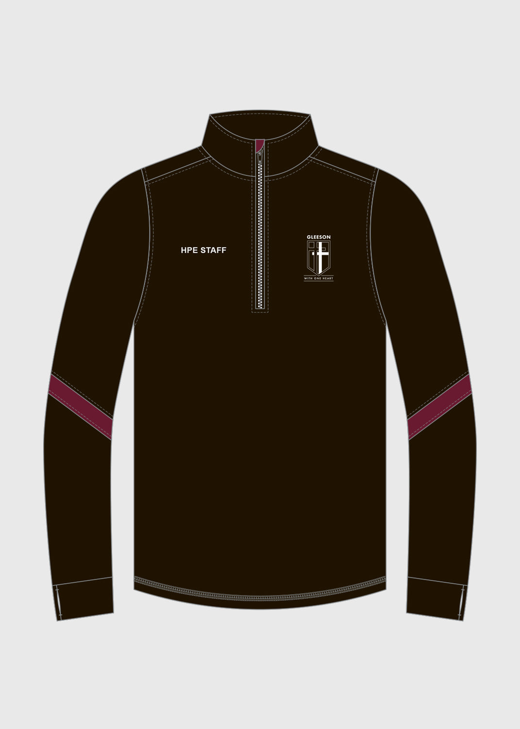 Male - Tournament Half Zip Jumper