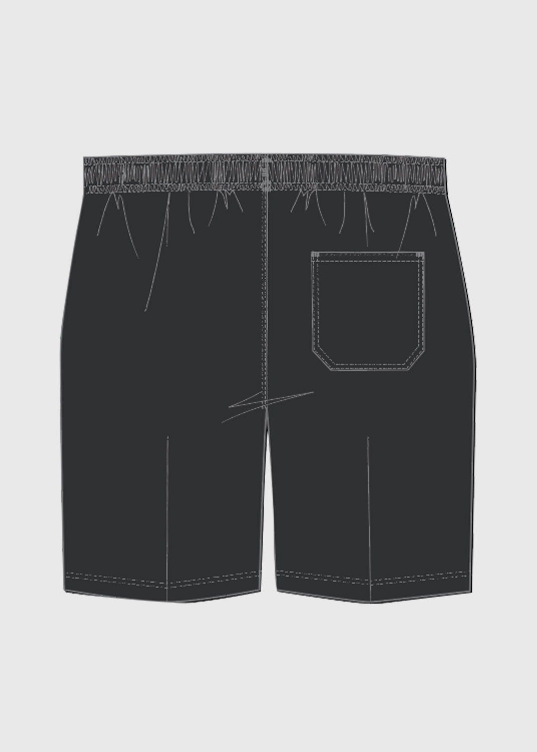 .edu Essentials Short Gabardine Grey Marle