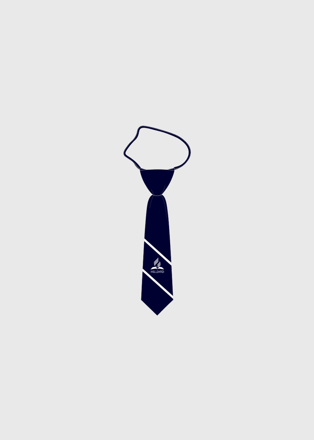 Tie for Shirt - Zip 41cm