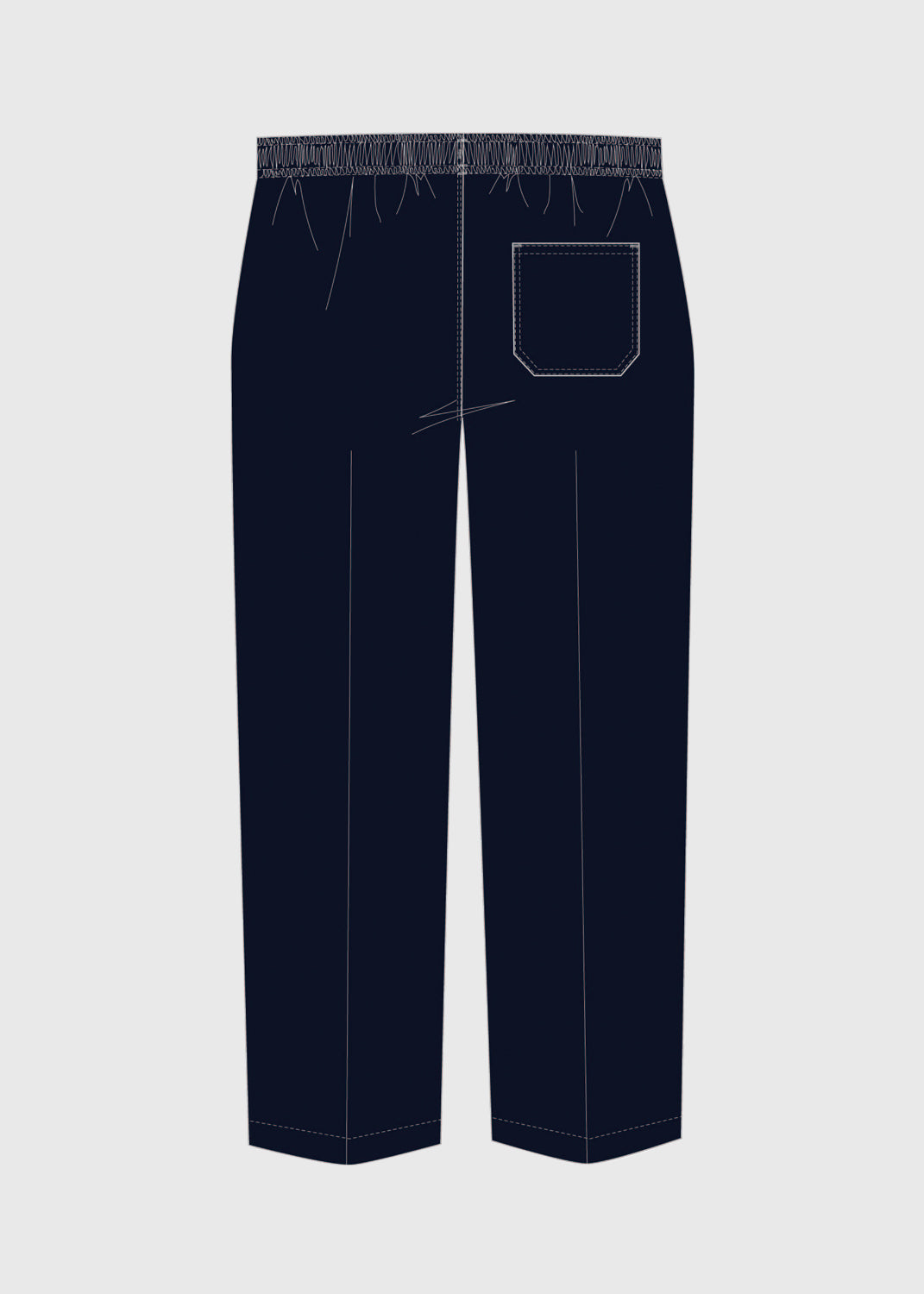 .edu Essentials Trousers Formal Boys Full Els Jnr Night Navy