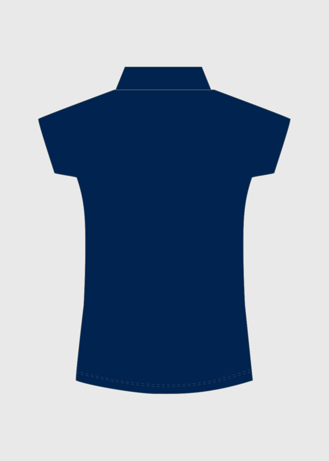 Female - Media Polo - Navy