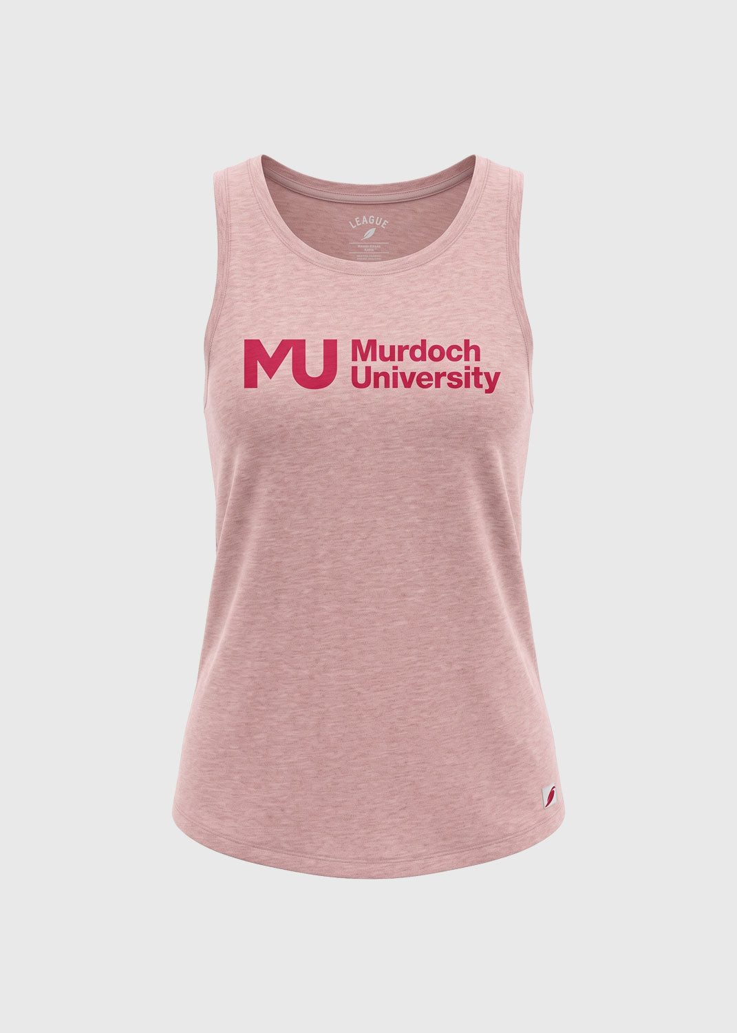 Tri-Flex Trapeze Tank WORDMARK - HTR Dusty Rose
