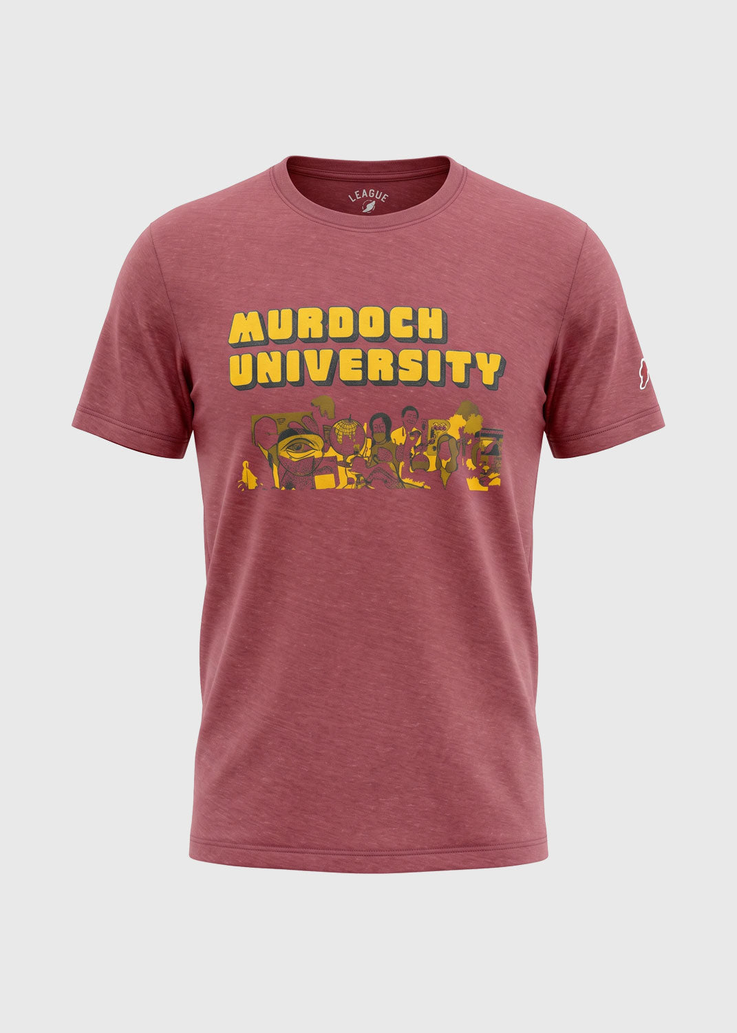 Victory Falls Tee 1st Brochure - HTR VT LT Maroon
