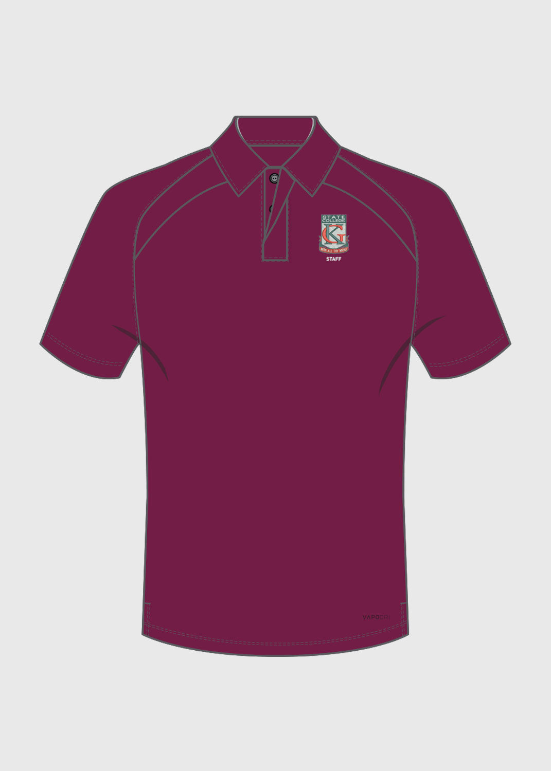 Maroon Staff Polo Male
