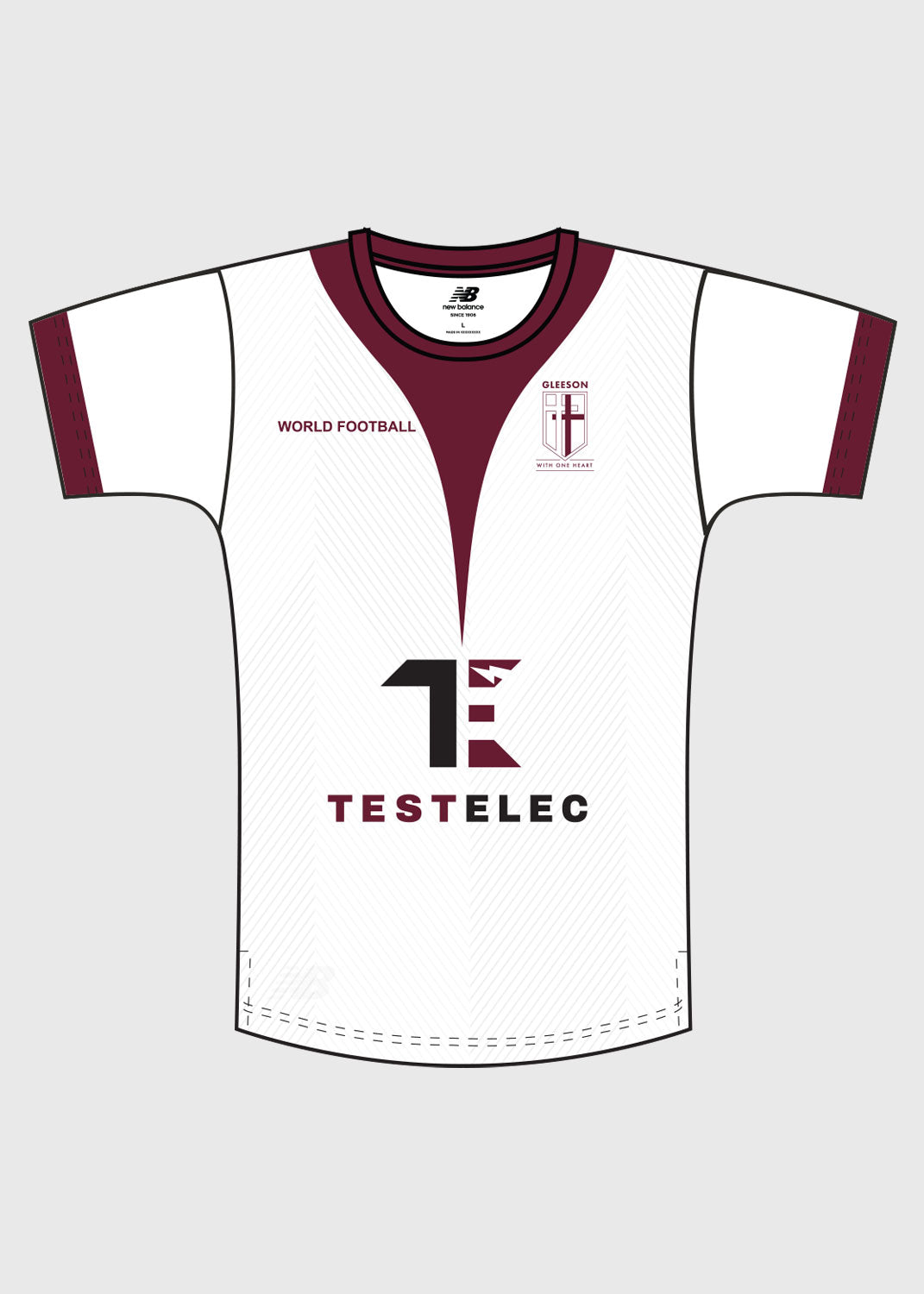Male - World Football Soccer Jersey - White