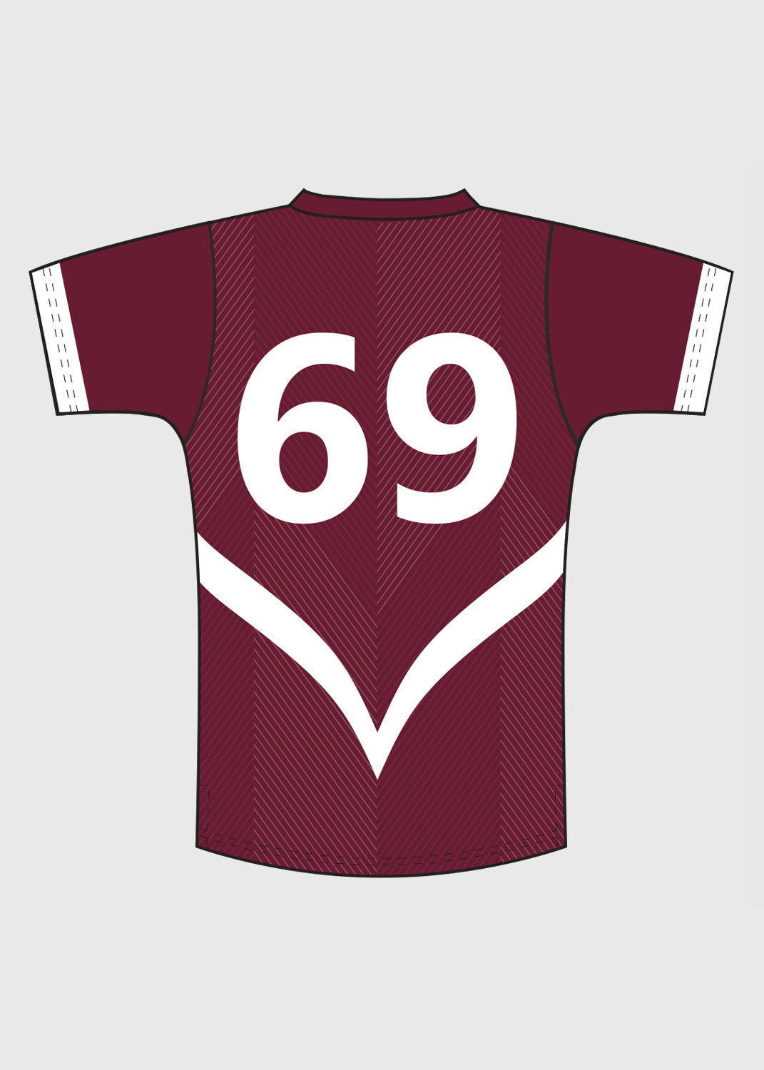Unisex - Match Tee - Maroon