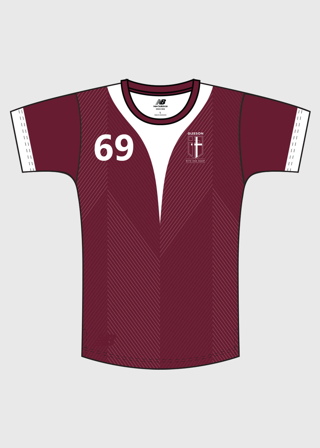 Unisex - Match Tee - Maroon