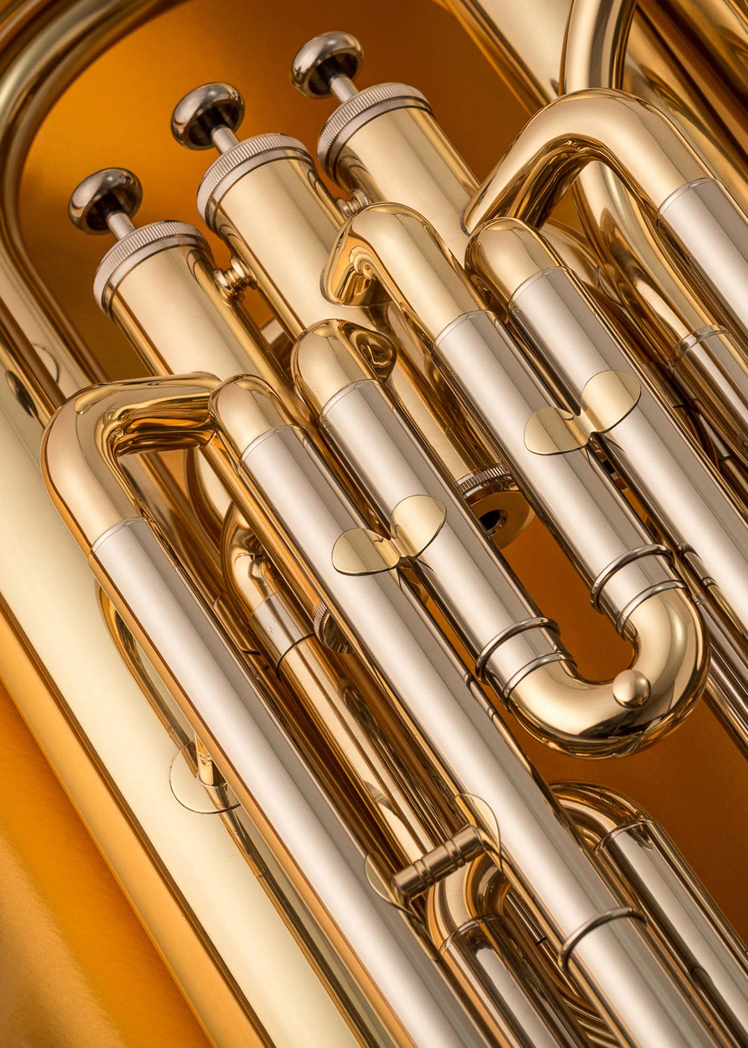 Tuba- Compact Model Bb - 3 Valve - Gold Lacquer