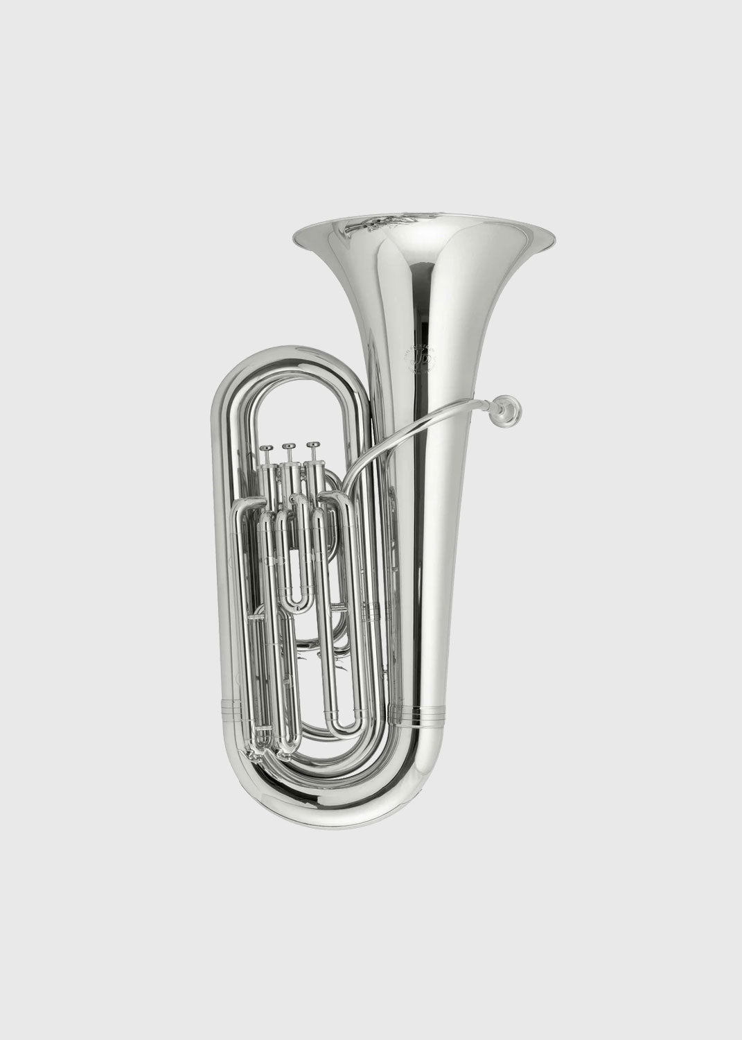 Tuba - Compact Model Bb - 3 Valve - Silver-Plated