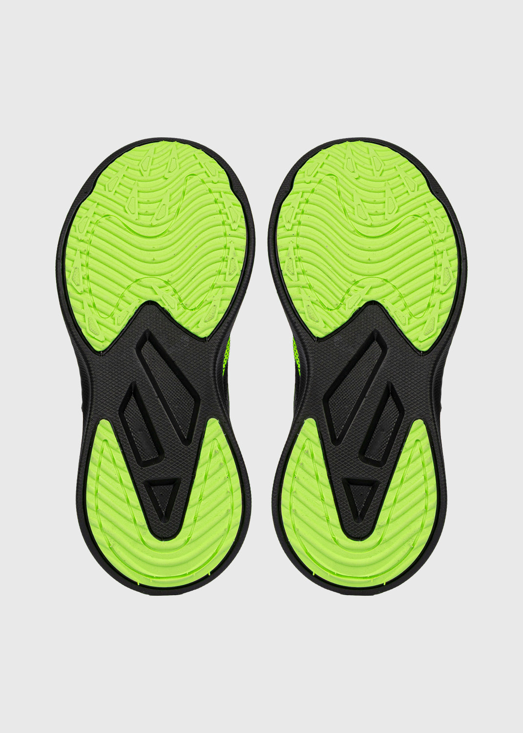 Kaleido Youth Running Shoes – Black/Lime