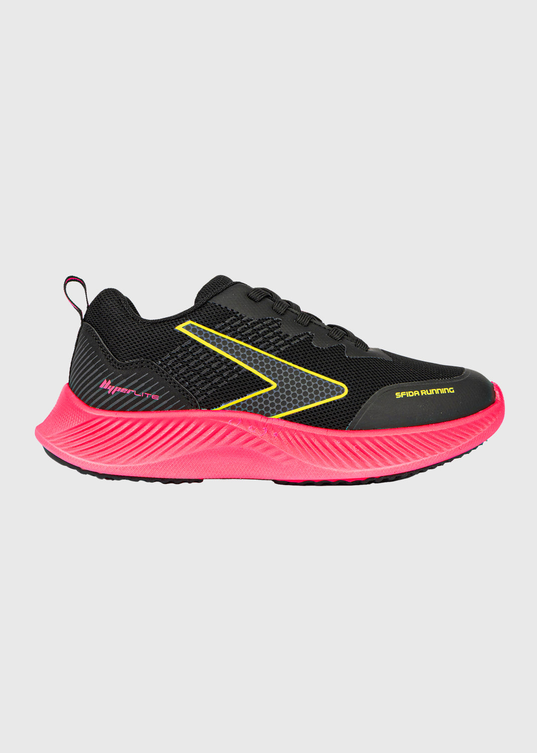 Kaleido Youth Running Shoes – Black/Pink