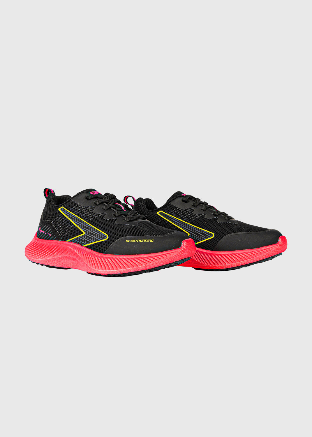 Kaleido Youth Running Shoes – Black/Pink