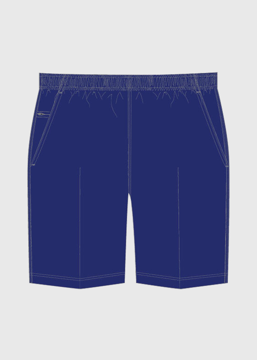 LWR Gabardine Shorts Navy