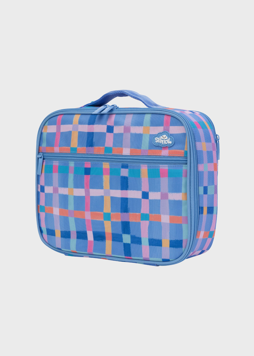 Big Cooler Lunch Bag - Pastel Plaid