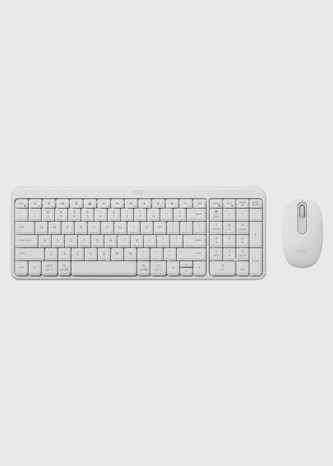 Logitech MK250 Bluetooth wireless Combo - White
