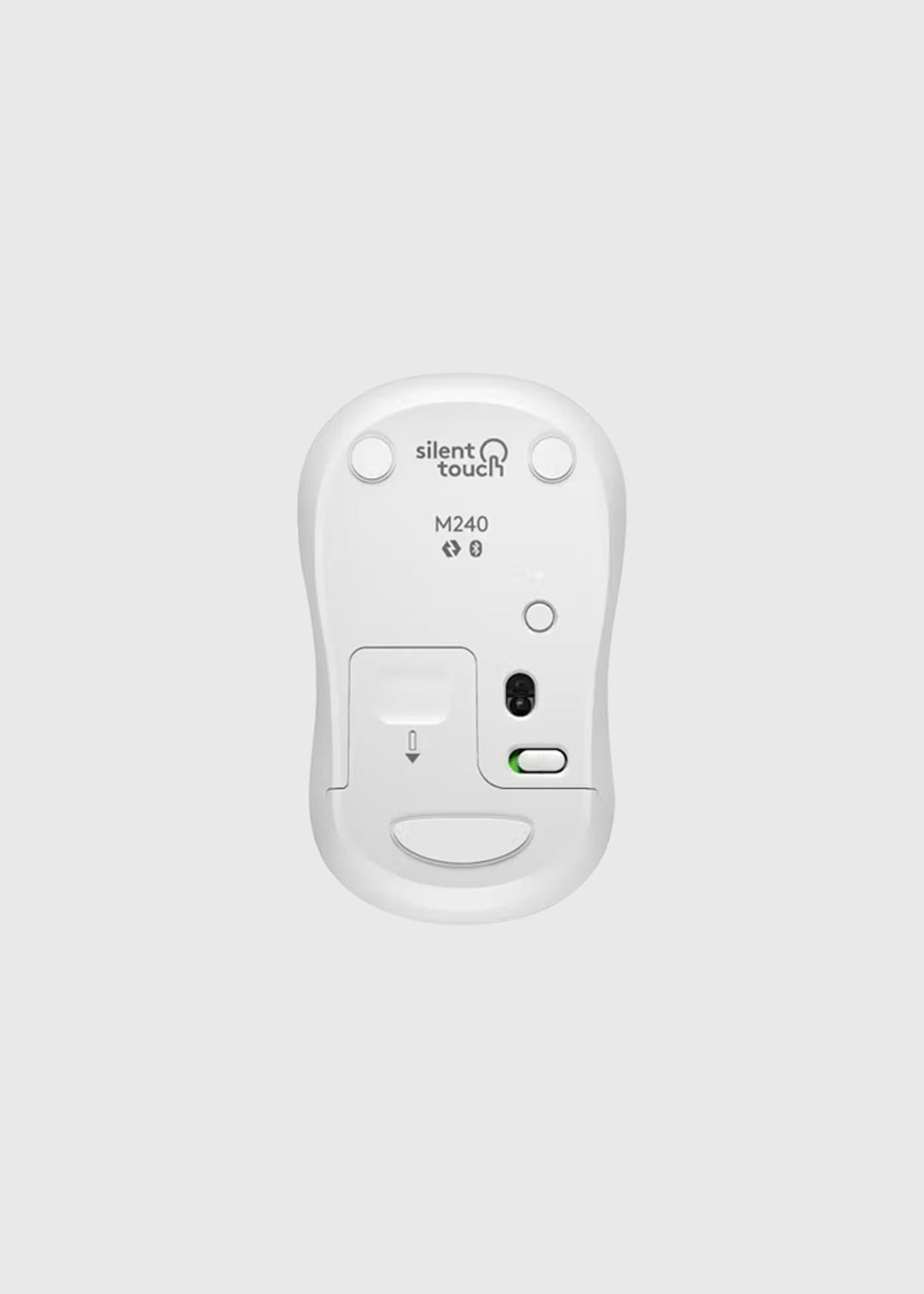 Logitech M240 Silent Bluetooth Mouse - Off White