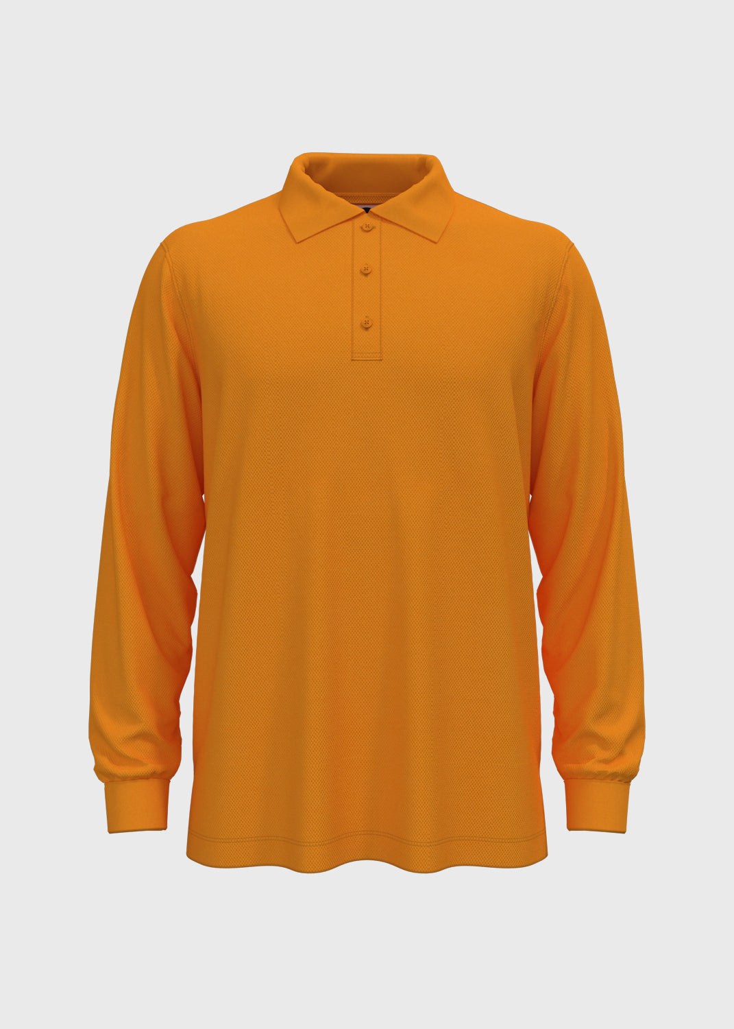 Long Sleeve Polo - Gold
