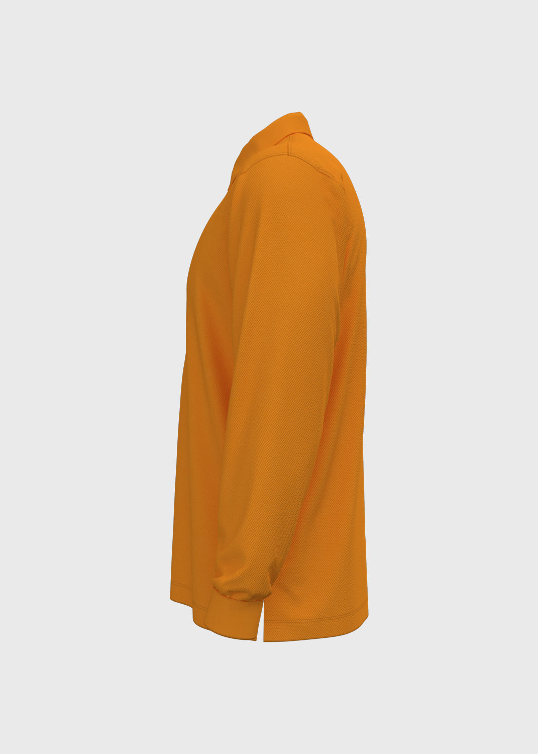 Long Sleeve Polo - Gold