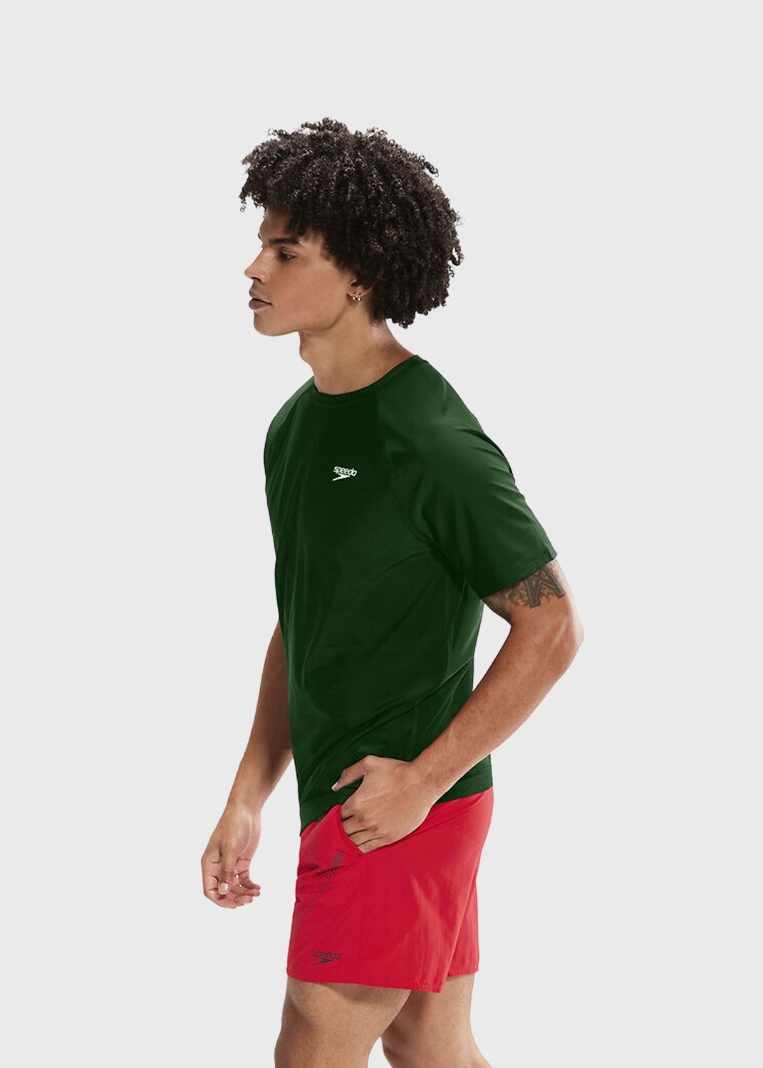Men's Essential SS Rash Top - Bottle