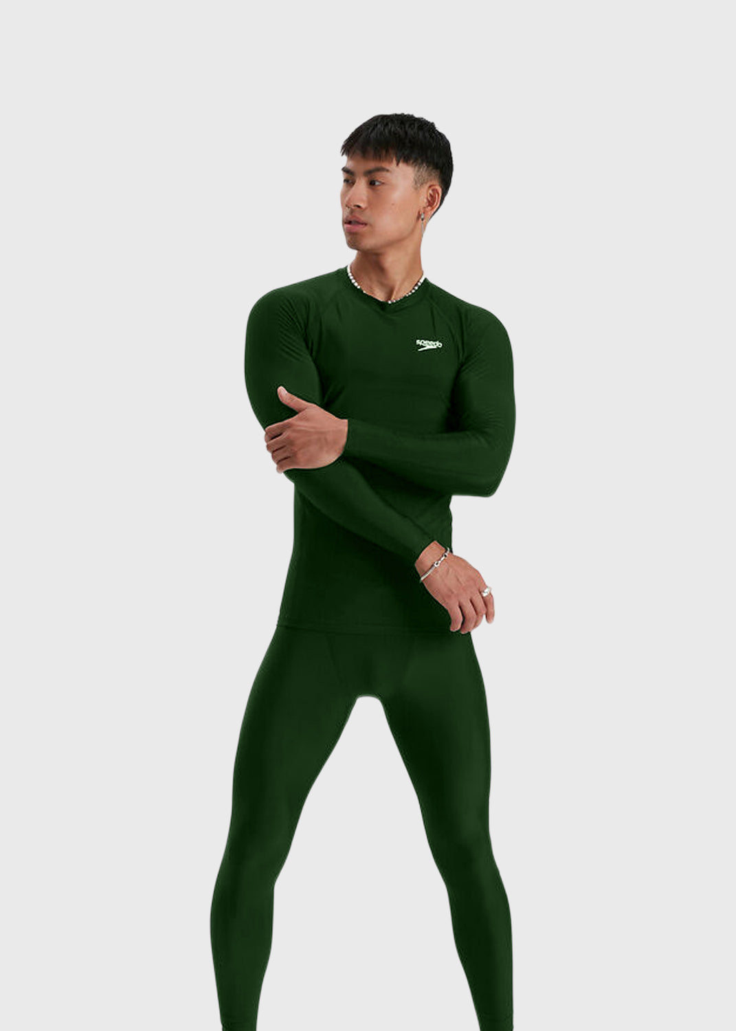 Men's Essential LS Rash Top - Bottle