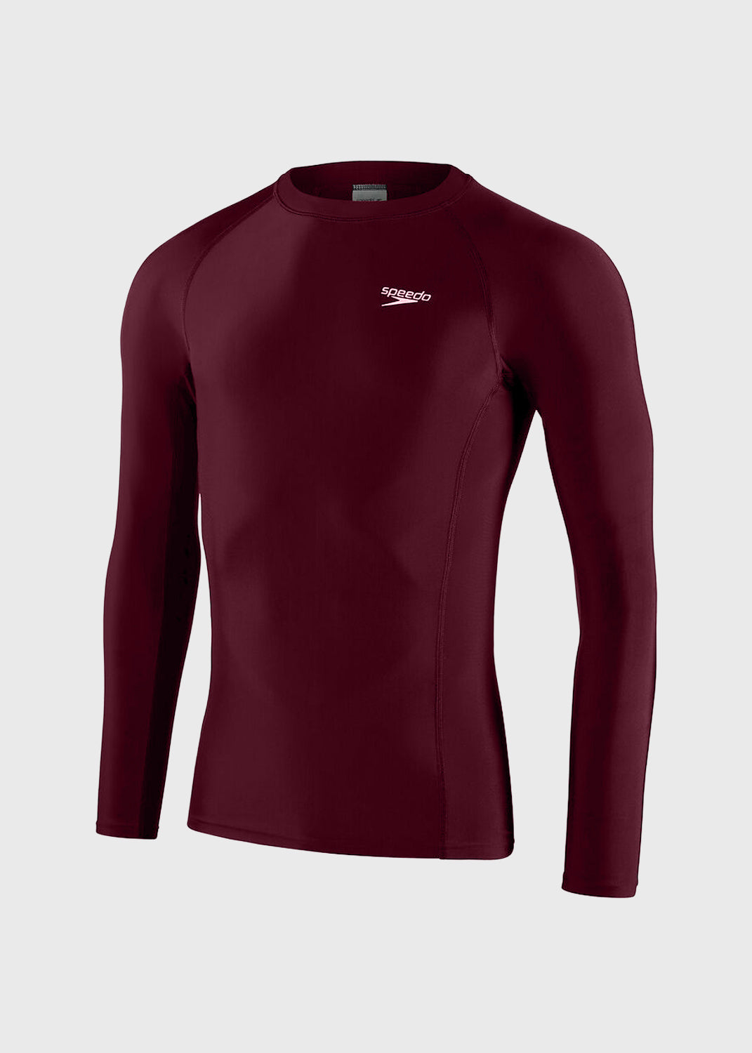 Men's Essential LS Rash Top - Maroon