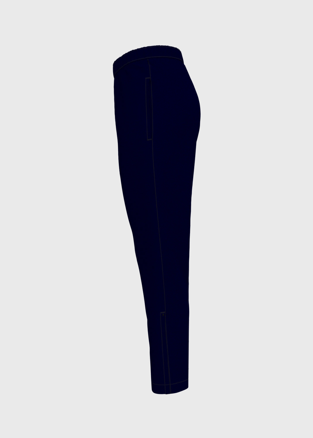 Microfibre Straight Leg Track Pants - Midnight